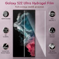 Full Soft TPU Screen Protector For Samsung Galaxy S22 Ultra Anti-Explosion Material. 