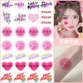 Sale】Jolin Sticker uglybeauty Tour Concert Should Aid Makeup Face Jolin Luminous Sticker. 