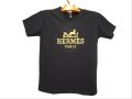 Men's Solid Cotton HERMES Paris Printed T-shirt for All Season Wear | Men Fashion Wear. 