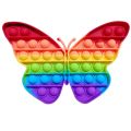 6 Inch Big Size Butterfly Poppet Fidget Toys Clip Finger Silicone Bubble Kids Sensory. 