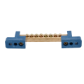8 Terminal Bus Bar Terminal Block 20 Pack Brass Wire Screw Terminal for Car Boat Marine Ground Power Distribution. 