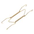 ARELENE 20 Pieces 6 Inch Plate Hangers Wall Plate Hangers Brass Wire Plate Holders with 20 Pieces Wall Hooks. 