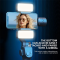 Magnetic Selfie Fill Light Magnetic Portable Mini Selfie Fill Light Adjustable Lighting Rechargeable Led Video Light for Camera Mobile. 