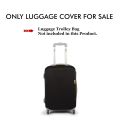 Premium Spandex Stretchable Fabric Luggage Protector Cover only [Medium  22-25 inch. 