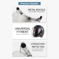 Open Face Helmet Visor Motorcycle Helmet Bubble Lens 3-Snap Bubble Wind Shield Visor. 