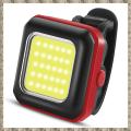 Mountain Bike Headlight Night Riding Front Light USB Rechargeable Ultra Bright Flashlight Tail Warning Red-White Light. 