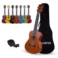 Kadence Cinnamon Brown 23" Concert Ukulele With Bag And Strap | Kadence Concert Size Ukulele | Ukulele For Beginners. 