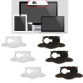 【Exclusive Discount】Cute Webcam Cover for Laptops Macbook Camera Cover Shutter Slider Tablet PC Cache Web Cam Lens Privacy Sticker Oslona Kamery. 