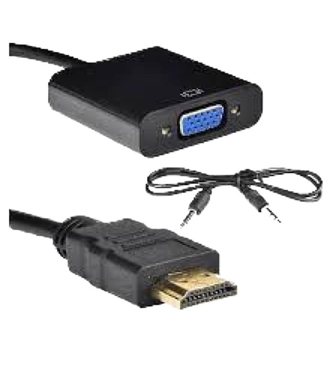Active HDTV HDMI to VGA Adapter (Male to Female) Converter with Audio for PC, Monitor, Projector, HDTV, Xbox and more