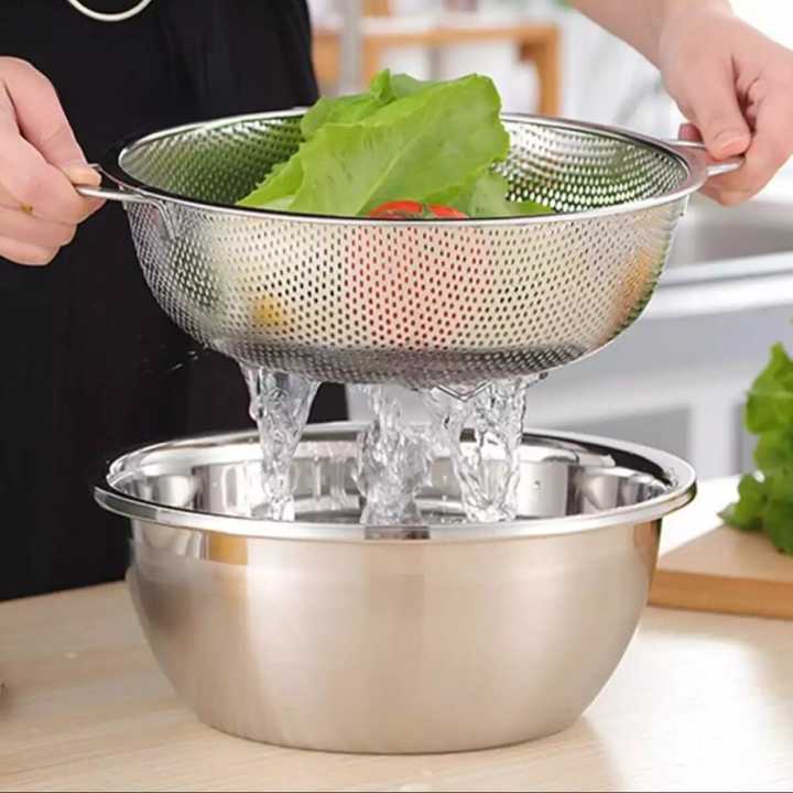 Steel Vegetable Strainer/ Colander