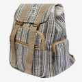 Hemp and Cotton Mix Made In Nepal Himalayan Hemp Backpack - Unisex | Fashion Cotton and Hemp Backpack. 