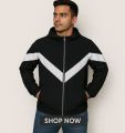 Unisex Summer Stretchable Wrinkle Grey Matching Single Layer Windcheater. 