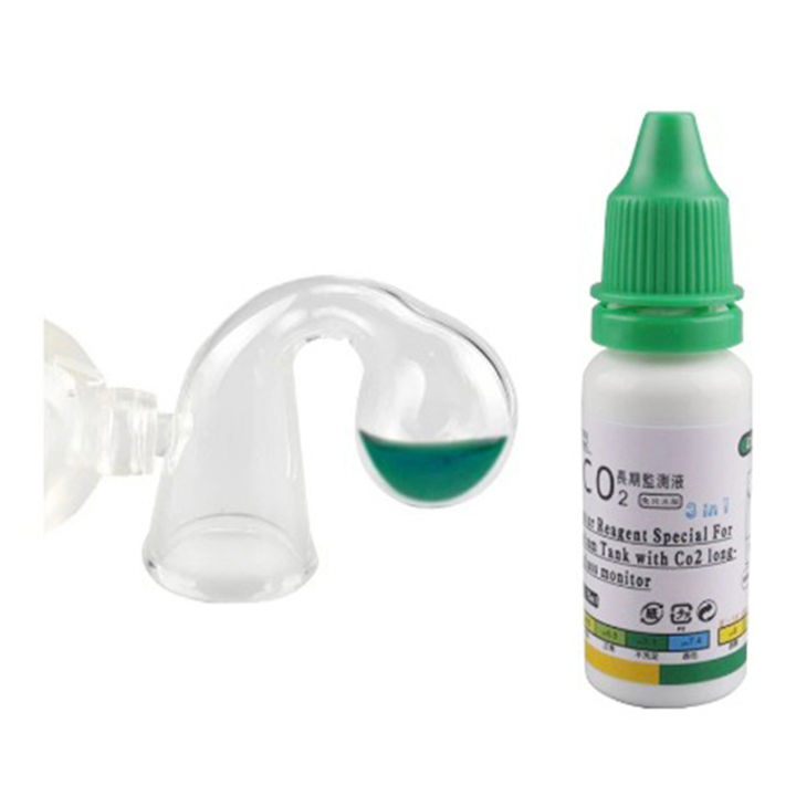 Aquarium CO2 Indicator Solution Fish Tank Liquid Test PH Long-term ...