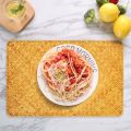 NAMUNY Pack of 3, Natural Seagrass Place Mat, 17.7inch x 12inch, Hand-Woven Rectangular Rattan Placemats. 