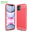 Lenuo for iPhone 12 mini Case Carbon Fiber Cover. 