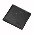 Multi-position Two Fold Wallet High Quality Contracted Super Slim Men's Hand Bag Classic Classics Male Leather Purse Pocket Purse. 