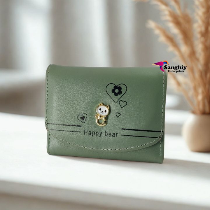 Lucky%20Cat%203%20Fold%20Slim%20Slime%20Simple%20Card%20Holder%20Wallet%20for%20Women/Easy%20Fit/Women%20Wallet/Slim/Cute%20Cat%20Wallet%20-%20Image%207