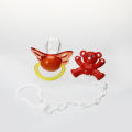 Mumlove Food Grade Bling Baby Pacifier Clips Thumb Silicone Nipple Pacifier With Chain For Newborn Baby. 