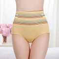 High Waist Body Shaper Briefs Panties Women's Sexy Underwear Slimming Pants Comfortable Underpants Cotton Striped Panties. 