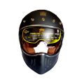 Royal Full Face Motorcycle Helmet Retro Design DOT Approved. 