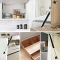 2/4Pcs 30N-200N Gas Struts Furniture Hinge Lift Supports Hydraulic Gas Spring Stay Lids Soft Close Pneumatic Support Gas Shocks. 