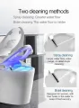 FlushSmart Smart Electric Bidet Toilet Seat with Warm Water, Heated Seat, Warm AIr Dryer, Rear and Front Wash, Soft Closed Toilet Seat, LED Light, Easy Install. 