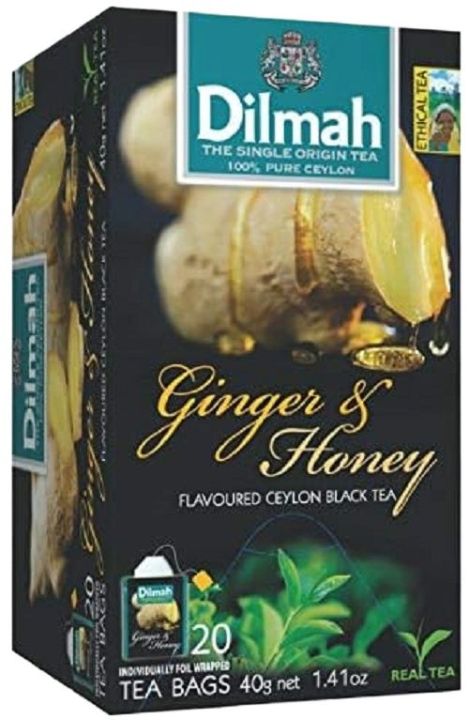 Dilmah Ginger & Honey Tea flavored Tea: 20 bags | Daraz.com.np