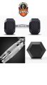 Iron Cast Rubber Coated Hexa Dumbbell 2.5KG 1 Pair professional Exercise Hex Dumbbells for Full Body Workout, Home Gym Exercise. 