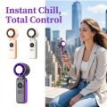 Cooler Fan 199 Gear Semiconductor Cooling Fan Powered Adjustable Speed Refrigeration Fan Portable Design Semiconductor Ice Cold Compress Fan Personal Use. 