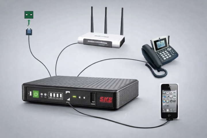 8800mAh Mini DC UPS Power Backup for WiFi Router, Modem & CCTV | POE Port | 5V/9V/12V Selectable Output | Up to 8 Hours Backup | Plug & Play Portable Power Supply