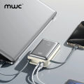 MWC PowerStar MS20K I 45W Super Fast Charging I 20000mAh Li-Polymer Battery I Digital Display I CCC Approved I 10000+ Bending test Attached Cable I Super Mini Size I Supported for Laptop, Mobile phone, MacBook & All other Devices. 