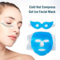 1PC Cold Hot Compress Gel Ice Facial Mask with Gel Beads Reduce Eye Puffiness Relief Face Puffiness Sleeping Travel Therapeutic ZHIXING. 