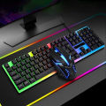 CADEVE 9122 Rainbow Backlit Waterproof Multimedia Mechanical Gaming Keyboard And Mouse. 