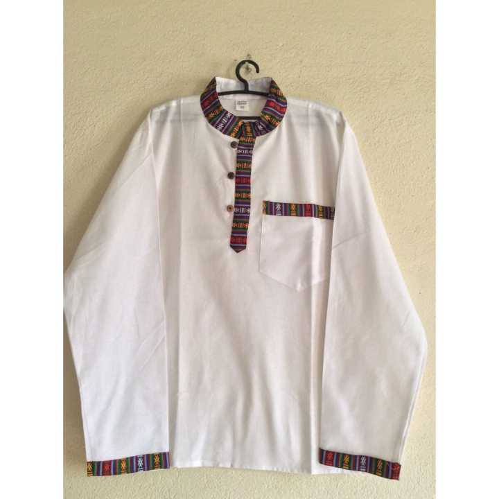 White Bhutani Full Shirt For Men