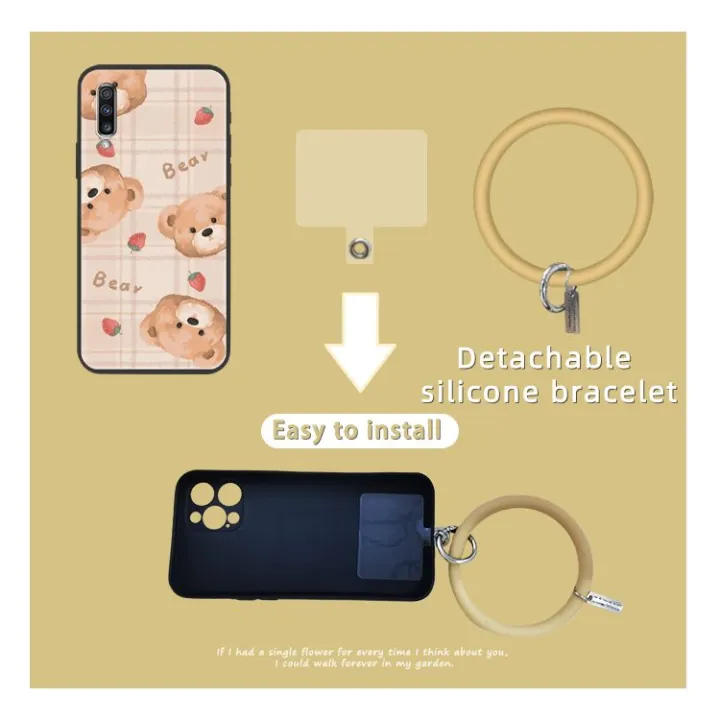 Anti-knock%20soft%20case%20Phone%20Case%20For%20Samsung%20Galaxy%20A70%20bracelet%20Waterproof%20heat%20dissipation%20Back%20Cover%20cute%20funny%20youth%20-%20Image%204
