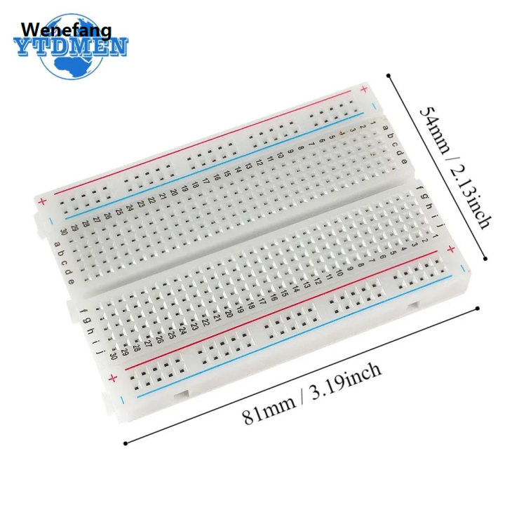 Wenefang%201PCS%20Breadboard%20400%20Tie%20Points%20Solderless%20Prototype%20Universal%20New%20Test%20Protoboard%20Bread%20Board%20White%20Transparent%20for%20Arduino%20-%20Image%203