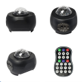 1Set Rotating Northern Light Way Starry Projection Light Mobile App Bluetooth Music Laser Ball Light Starry Light. 
