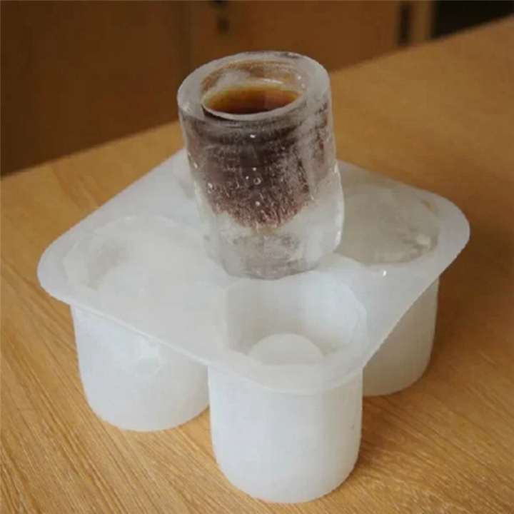 OYPFXMI%204%20Cup%20Shape%20Silicone%20Ice%20Cube%20Mold%20Ice%20Mould%20Ice%20Cube%20Tray%20Summer%20Bar%20Beer%20Ice%20Cocktail%20Cold%20Drinking%20Tools%20Black%20-%20Image%203