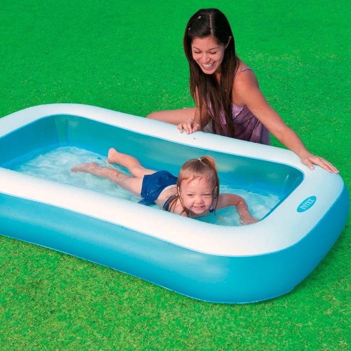 Intex Rectangular Pool Toddler Kids 1.66m x 1.00m x 28cm