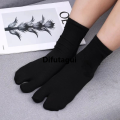 Difutagui Japanese Unisex Fiber Two Finger Socks Flip Flop Sandal Split New style Toe Tabi Ninja Geta Socks Deodorant Breathable Long Sock. 