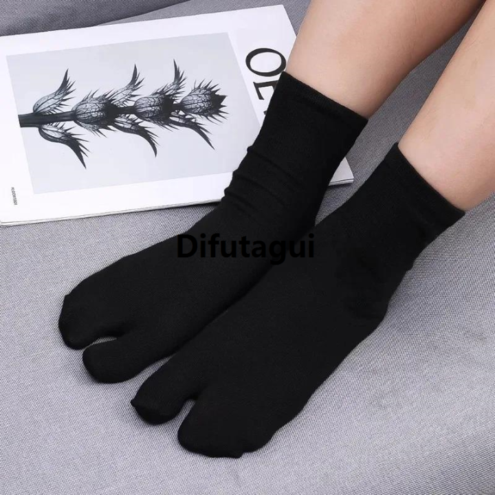 Difutagui%20Japanese%20Unisex%20Fiber%20Two%20Finger%20Socks%20Flip%20Flop%20Sandal%20Split%20New%20style%20Toe%20Tabi%20Ninja%20Geta%20Socks%20Deodorant%20Breathable%20Long%20Sock%20-%20Image%203