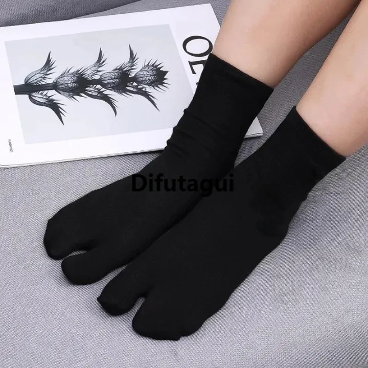 Difutagui%20Japanese%20Unisex%20Fiber%20Two%20Finger%20Socks%20Flip%20Flop%20Sandal%20Split%20New%20style%20Toe%20Tabi%20Ninja%20Geta%20Socks%20Deodorant%20Breathable%20Long%20Sock%20-%20Image%203