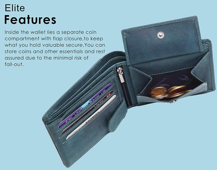 WildHorn%20Nepal%C2%AE%20RFID%20Protected%20100%25%20Men%20Leather%20Wallet%20(Blue%20Hunter)%20-%20Image%205