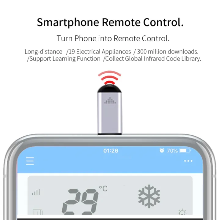 NAMUNY%202X%20Wireless%20Smart%20Phone%20IR%20Transmitter%20Infrared%20Blasters%20Mini%20Remote%20Controller%20for%20Android%20Type%20C%20-%20Image%202