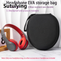 Sutuiying Fashion Anrushide Headworn EVA earphone bag storage bag，Anti drop and anti pressure， Portable Used for Iron Triangle B O forSony JBL forEdifier 20NB. 