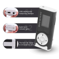 USB clip player MP3 player LCD screen 16GB mini SD TF card. 