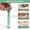 FORIDE Clay Extruder - Polymer Clay Extruder, Aluminum Alloy Clay Extruder , Rotary Mold Sugar Polymer Clay Extruder. 