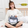 First aid kit wrap belt winter relief, plush hot water bottle 1000ml set 1 hot bag with waist sleeve for pain warm waist bag abdomen. 
