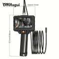 Difutagui High Quality Sutuiying 1080P360° Steering Industrial Endoscopic Camera 8mm 5 |IPS Screen Fashion Single And Dual Lens To Inspect Automotive Engines, Pipes. 