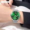 Skmei 9278 Quartz Watches Luxury Waterproof Watches Date And Time Men Stainless Steel Wristwatches. 
